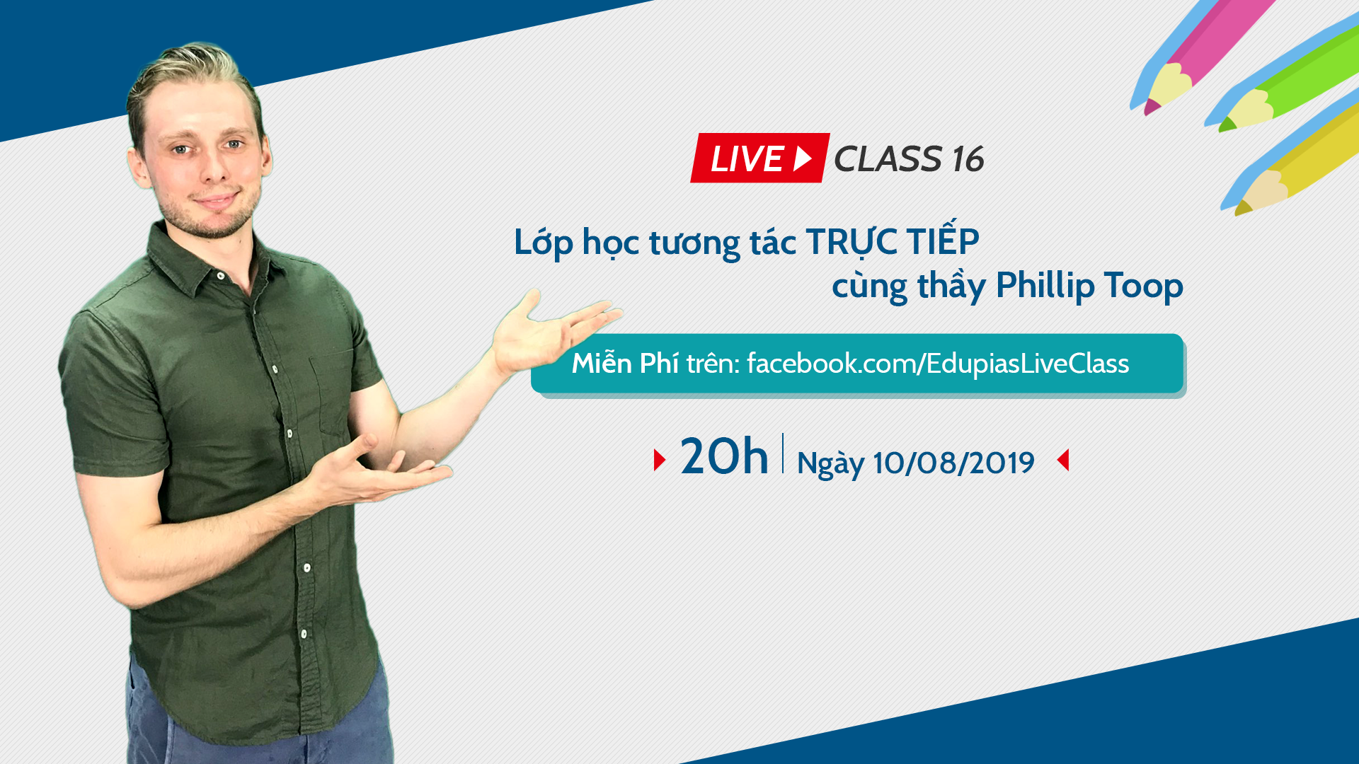 Live Class tuần 16 - Chủ đề: School supplies